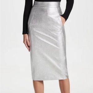 Donna Karan Metallic Skirt Size 8
